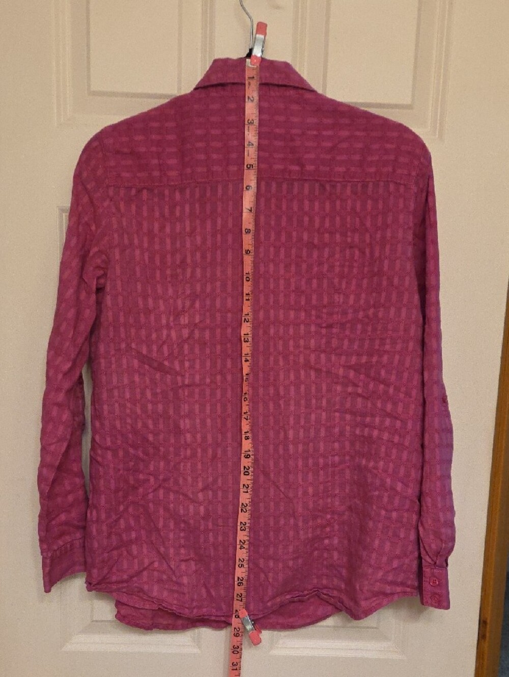 Coldwater Creek Raspberry Pink Button-Down Shirt - Picture 4 of 6